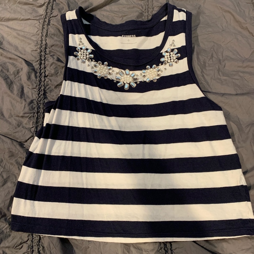 Express Beaded Tank Top